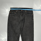 505 Levis Jeans - 36W 30L Grey Cotton