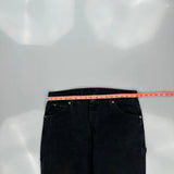 Dickies Carpenter Jeans - 36W 30L Black Cotton
