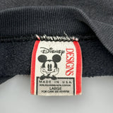 Made In USA Disney Cartoon Sweatshirt - Large Black Cotton