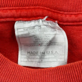 Nike T-Shirt - Medium Red Cotton
