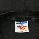 Hard Rock Cafe Single Stitch T-Shirt - Large Black Cotton