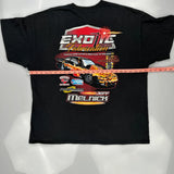 Exotic Fabrication Unbranded Graphic T-Shirt - 2XL Black Cotton