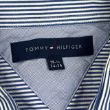 Tommy Hilfiger Striped Shirt - Medium Blue Cotton