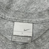 Nike T-Shirt - Large Grey Cotton