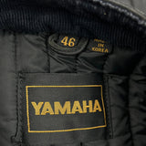 Yamaha Leather Jacket - Large Black Leather