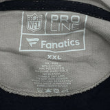 New England Patriots Fanatics Nfl Hoodie - 2XL Navy Cotton Blend