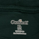 Carhartt Tall T-Shirt - XL Green Cotton