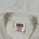 Earth Day Canada Oneita Single Stitch T-Shirt - Large Cream Cotton