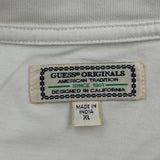 Guess Spellout T-Shirt - XL White Cotton