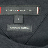 Tommy Hilfiger Graphic T-Shirt - Large Navy Cotton