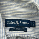 Ralph Lauren Striped Shirt - XL Blue Cotton