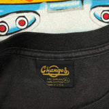 Speed Racer Changes Single Stitch T-Shirt - XL Black Cotton