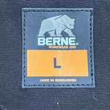 Workwear Berne Jacket - Large Black Cotton Blend