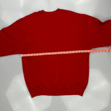 Winnie The Pooh Disney Cartoon Sweatshirt - Large Red Cotton