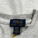 Age 3 Polo By Ralph Lauren Long Sleeve T-Shirt - XS Grey Cotton