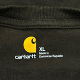 Carhartt Long Sleeve T-Shirt - XL Black Cotton