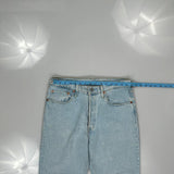 501 Levis Jeans - 32W 26L Light Wash Cotton