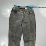 Levis Jeans - 26W UK 6 Grey Cotton