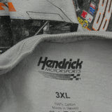 Dale Earnhardt Jr. Hendrick Motorsports Nascar T-Shirt - 3XL Grey Cotton