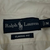 Ralph Lauren Shirt - Medium White Cotton