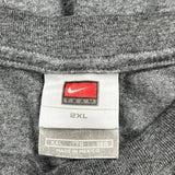 Nike College T-Shirt - 2XL Grey Cotton