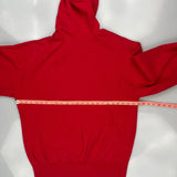 Reds Unbranded Spellout Hoodie - XL Red Cotton