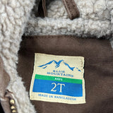 Age 2 Blue Mountain Jacket - 2XS Brown Cotton