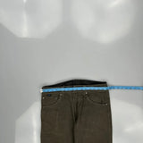 Kühl Double Knee Trousers - 31W 30L Brown Cotton