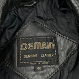 Demain Leather Jacket - Medium Black Leather