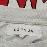 Thunder Racing Team Pacsun Graphic T-Shirt - Large Multicoloured Cotton