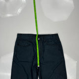 Unbranded Hip Hop Denim Shorts - 36W 11L Dark Wash Cotton Blend