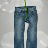 Harley Davidson Boot Cut Jeans - 30W UK 8 Blue Cotton