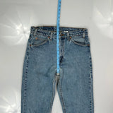 505 Orange Tab Levis Jeans - 33W 33L Blue Cotton