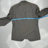 Carlo Lusso Blazer - XL Grey Polyester Blend