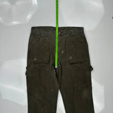 Dickies Carpenter Trousers - 34W 30L Brown Cotton