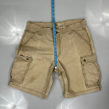 Carhartt Cargo Shorts - 34W 9L Beige Cotton
