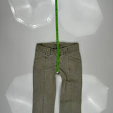 Guess Cargo Trousers - 29W UK 10 Khaki Cotton