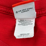 Made In USA Mickey Inc Cartoon T-Shirt - Medium Red Cotton