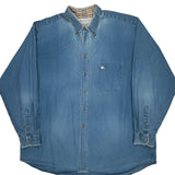 Burberry Denim Shirt - 2XL Blue Cotton