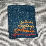 Godbody Hip Hop Denim Jacket - 3XL Grey Denim