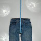 501 Levis Jeans - 33W 30L Blue Cotton