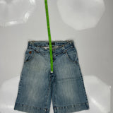 Rocawear Hip Hop Denim Shorts - 28W UK 6 Light Wash Cotton