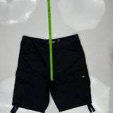 Ecko Unltd Hip Hop Cargo Shorts - 34W 12L Black Cotton