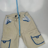 Coogi Cargo Cargo Shorts - 34W 15L Blue Cotton