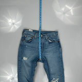 501 Levis Jeans - 28W UK 8 Blue Denim