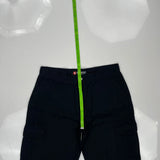 Southpole Hip Hop Cargo Shorts - 36W 10L Black Cotton