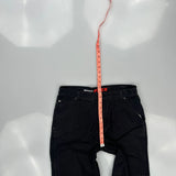 Dickies Carpenter Trousers - 30W 32L Black Cotton