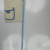 Coogi Cargo Cargo Shorts - 34W 15L Blue Cotton