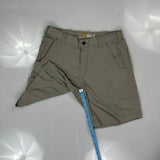 Carhartt Cargo Shorts - 32W 10L Grey Elastane
