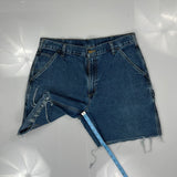Carhartt Denim Shorts - 34W 9L Blue Denim